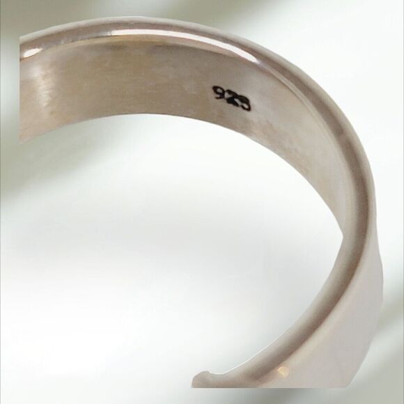 Handmade Adjustable Sterling Silver 925 Lapis Coral Pearl Statement Ring S7 - Picture 7 of 12